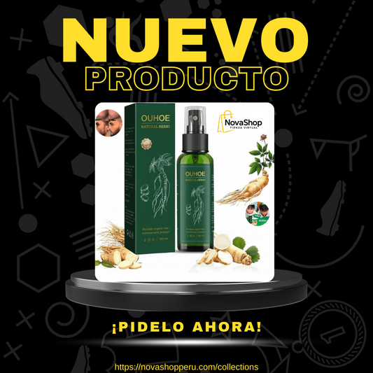 ✨ OUHOE Natural Herbs – Tónico Capilar Orgánico 100ml